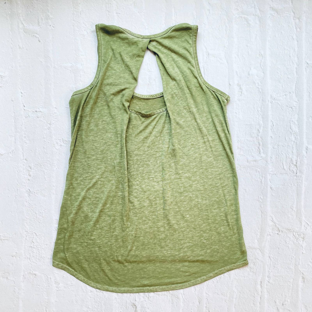 Te Verde Back Cutout Workout Tank Top Women's XS